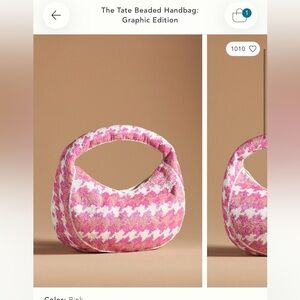 Anthropologie The Tate Beaded Handbag